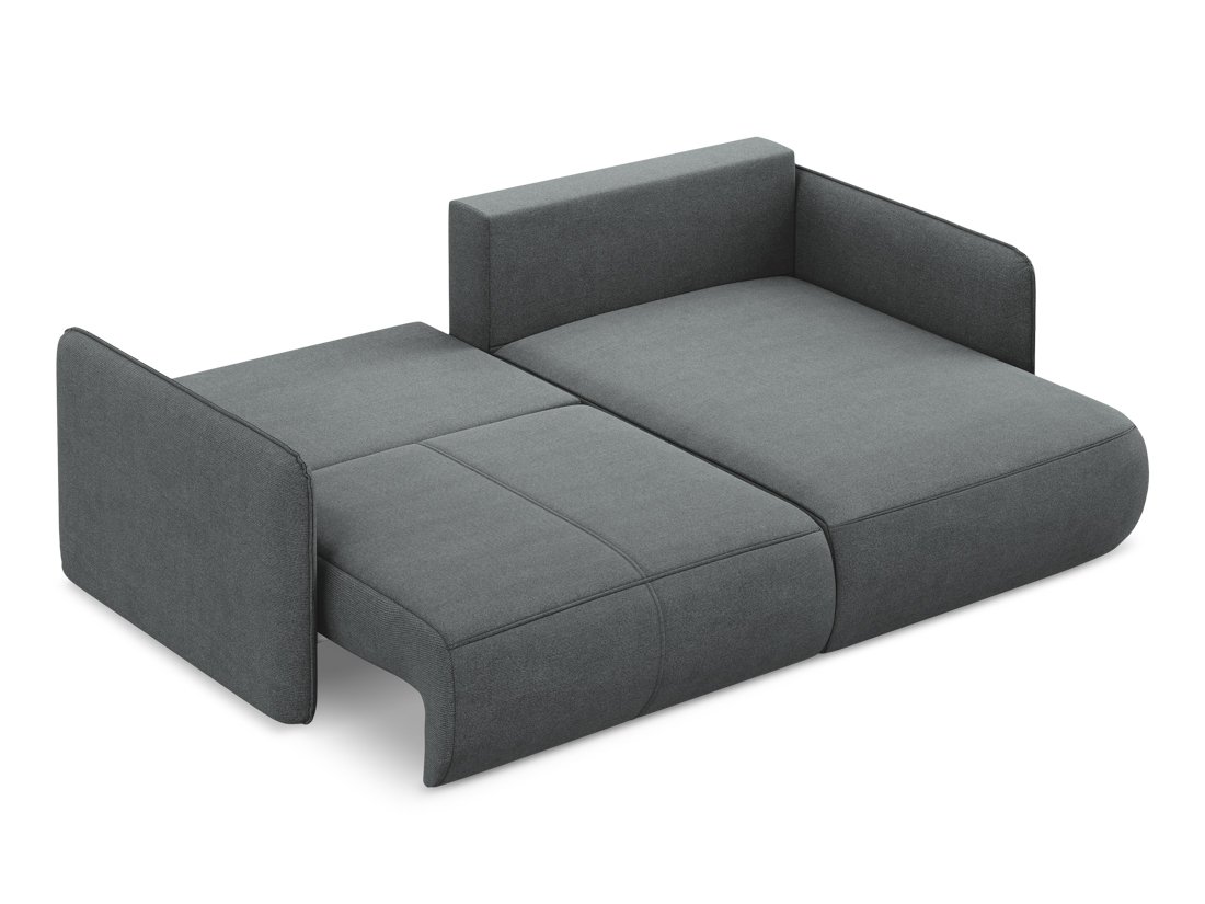 Makamii - Canapé d'angle avec fonction sommeil Nanea - 207cm