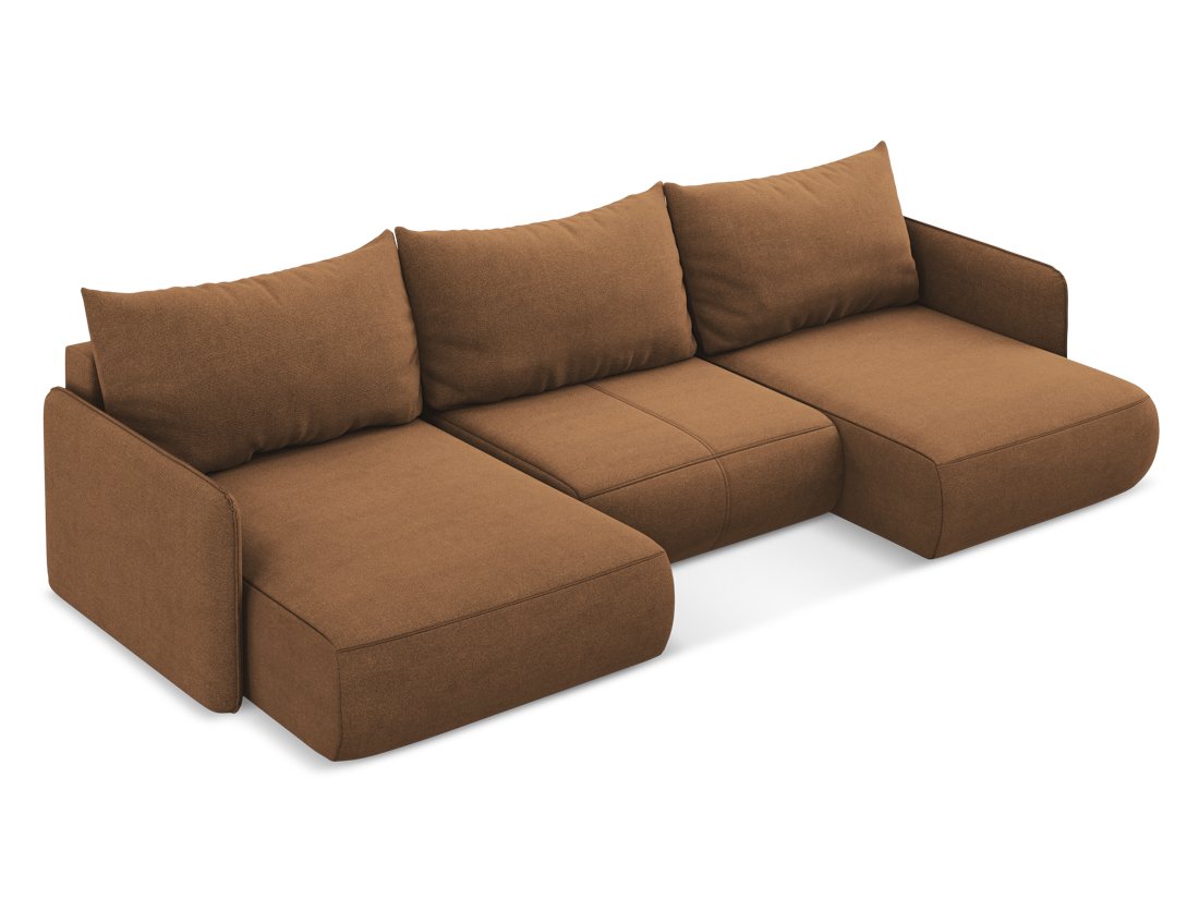 Makamii - Panoramic Corner Sofa with sleeping function Nanea - 290cm